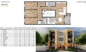 Na prodaju četvorosoban stan u izgradnji na Telepu. Povrat PDV-a.